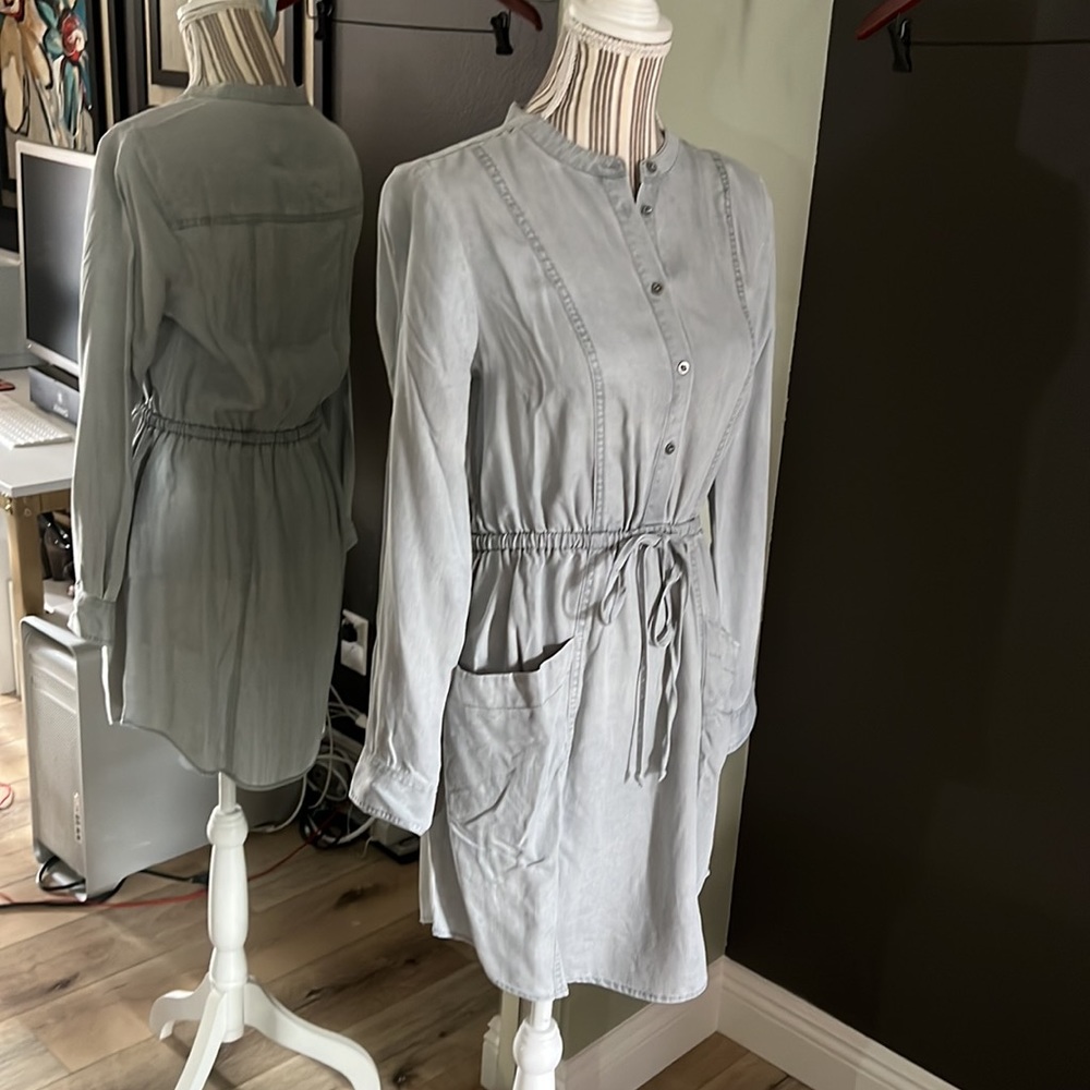 Lucky Brand, gray dress